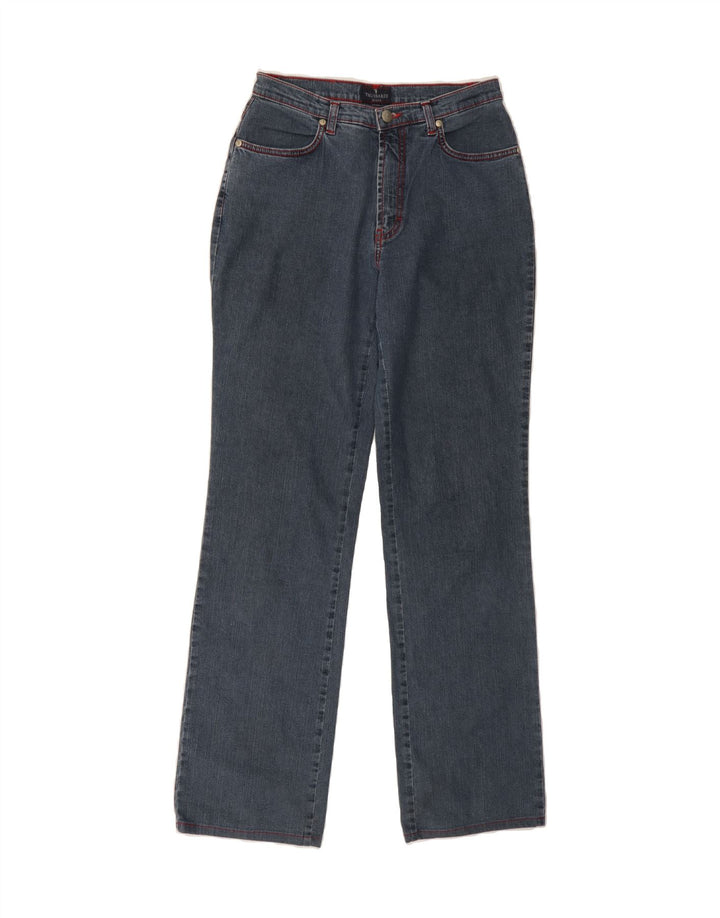 TRUSSARDI Womens Tapered Jeans W27 L32 Blue Cotton Vintage Trussardi and Second-Hand Trussardi from Messina Hembry 