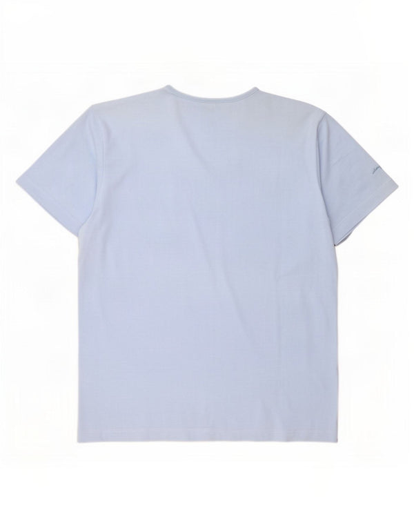 Champion Herren T-Shirt Top Large Blau Baumwolle