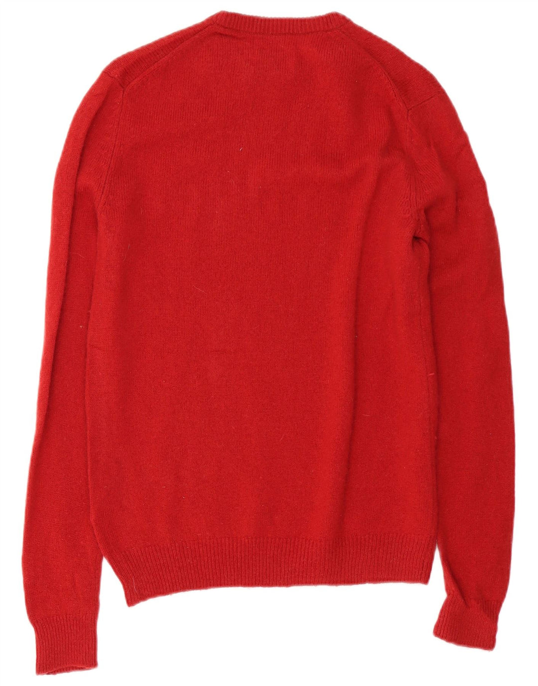 Farah Herren-Pullover mit Rundhalsausschnitt, XS, rote Lammwolle