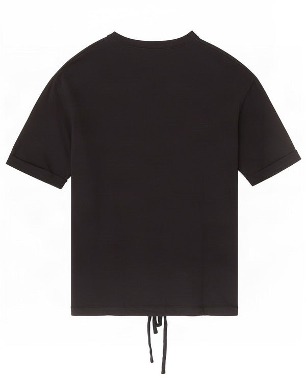 Zara Damen Trafaluc Graphic T-Shirt Top UK 10 Small Schwarz Baumwolle