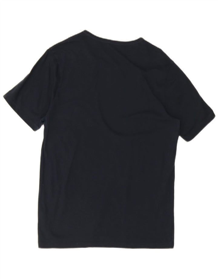 Hugo Boss Herren T-Shirt Top Large Marineblau Baumwolle