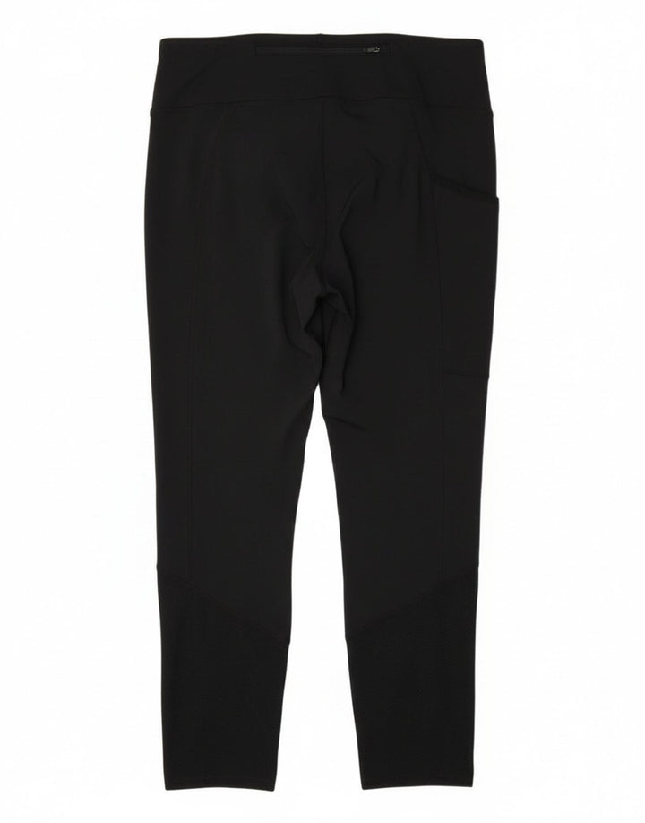 Nike Damen Dri Fit Capri-Leggings, Größe S, Größe S, Schwarz, Polyester