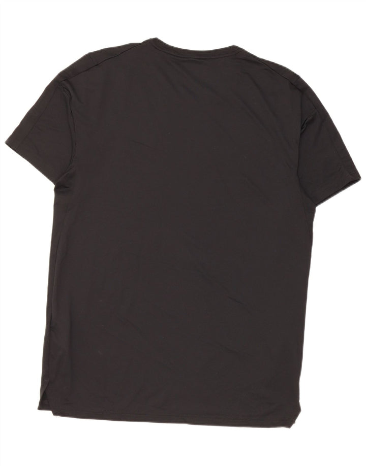 Nike Herren Dri Fit T-Shirt Top Small Schwarz Polyester