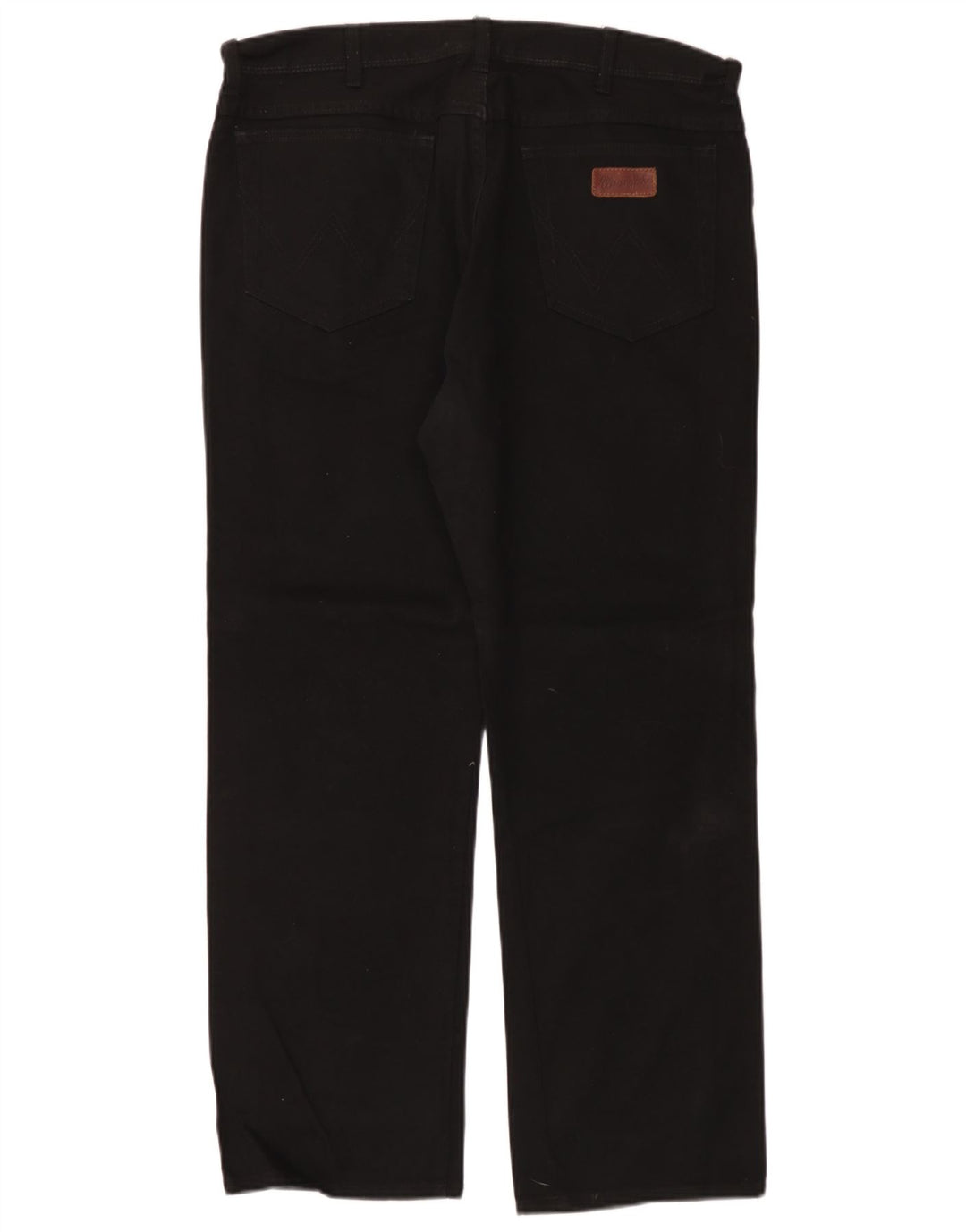 Wrangler Herren-Jeans mit normaler Passform, gerade Passform, W38, L30, schwarze Baumwolle