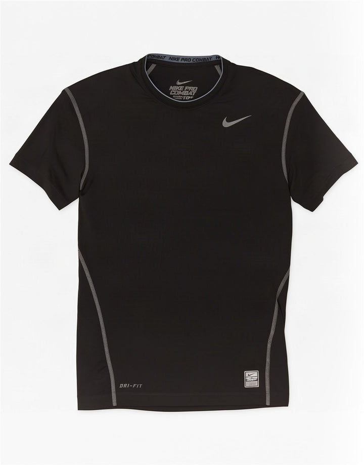 Nike Herren T-Shirt Top Large Schwarz Polyester