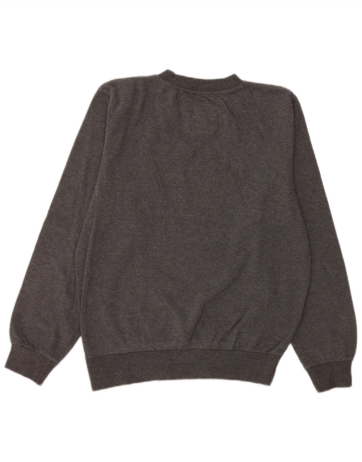 Hard Rock Cafe Damen Rome Graphic Sweatshirt Pullover UK 14 Mittelgrau