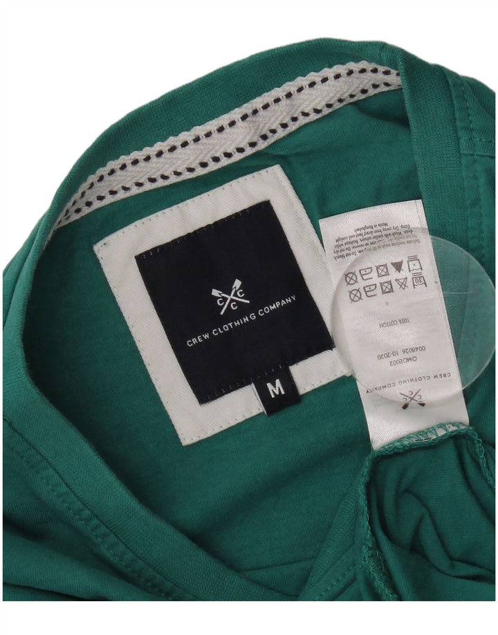 Crew Clothing Herren-T-Shirt aus mittelgrüner Baumwolle