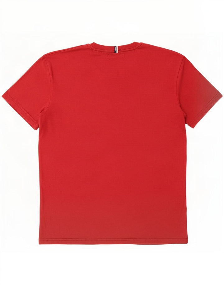 Ben Sherman Herren T-Shirt Top Große rote Baumwolle