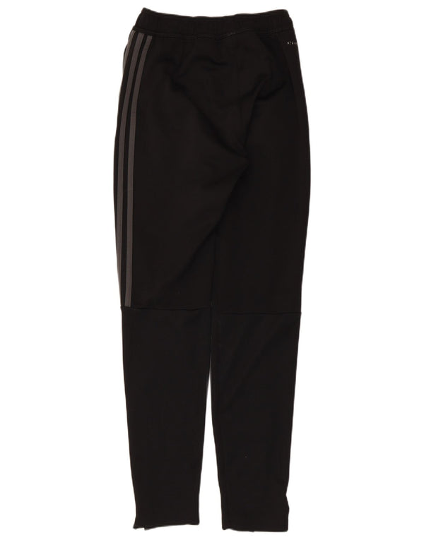 Adidas Damen Climalite Trainingshose UK 4 XS Schwarz Polyester