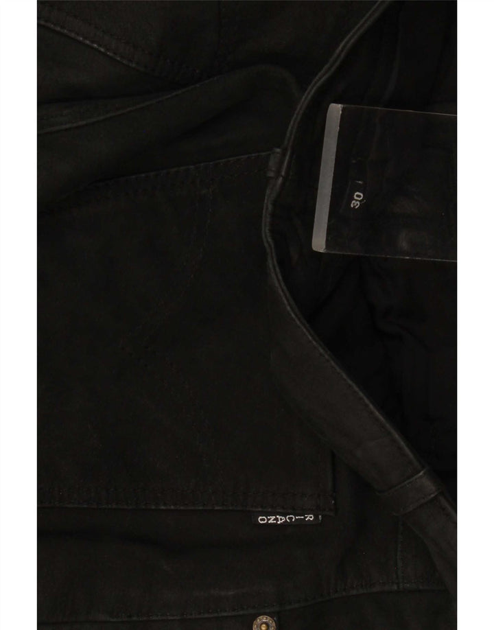 Ricano Herren Lederhose W30 L32 Schwarz