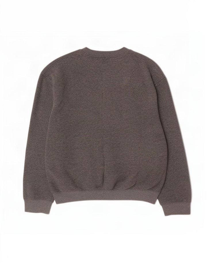 Nike Herren-Sweatshirt-Pullover, große grau gefleckte Baumwolle