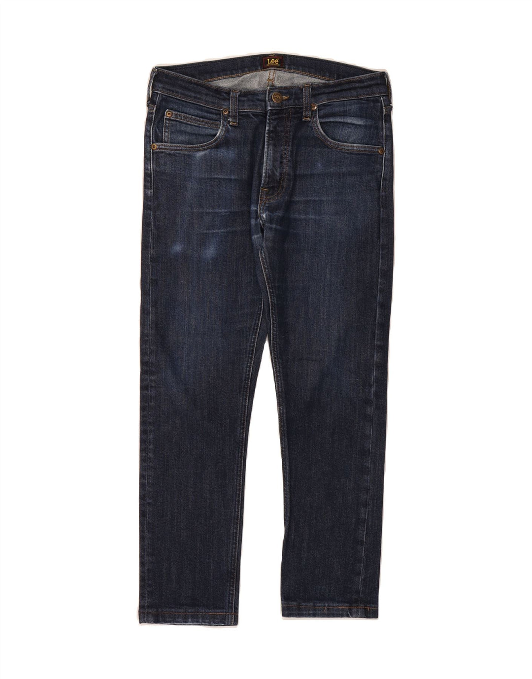 LEE Mens Luke Cropped Jeans W30 L25 Blue Cotton Vintage Lee and Second-Hand Lee from Messina Hembry 