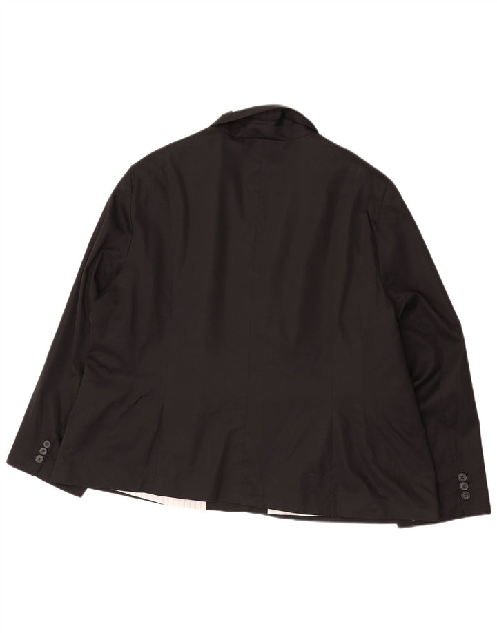 Marks & Spencer Damen Autograph 3-Knopf-Blazerjacke UK 22 3XL Schwarz