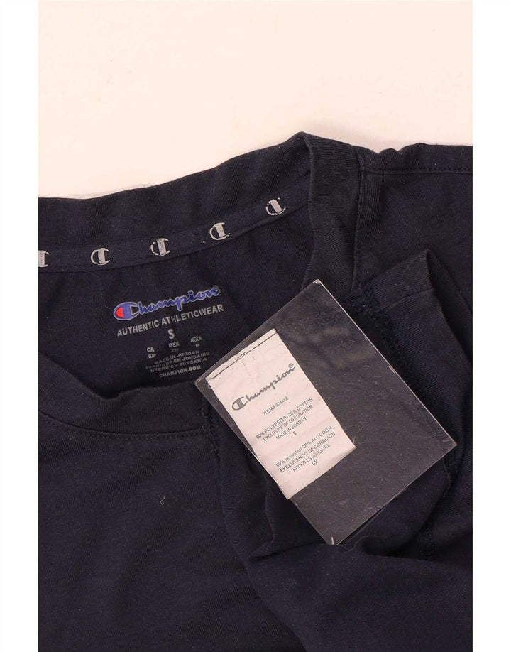 Champion Herren Kurzarm-T-Shirt mit normaler Passform, Größe S, Marineblau