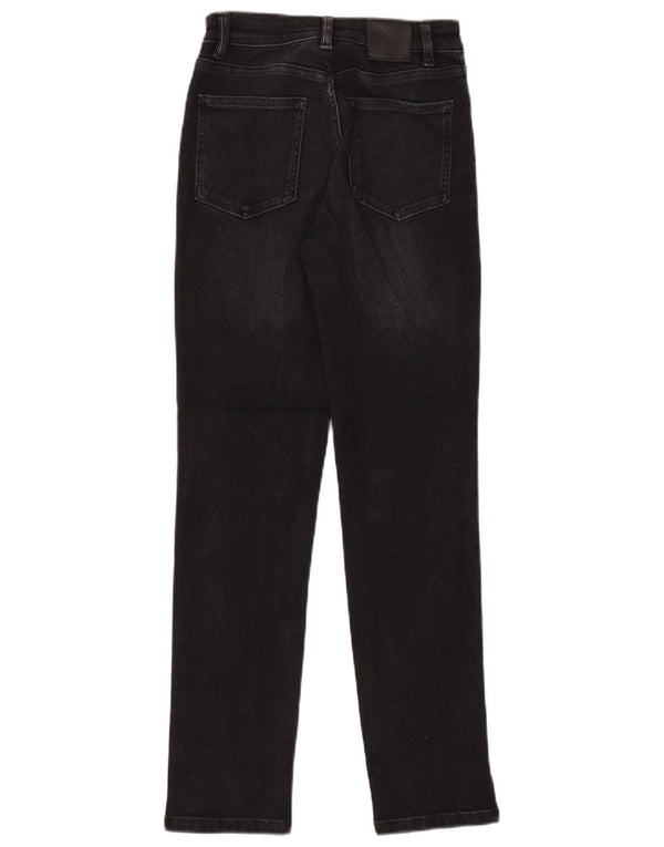 Massimo Dutti Damen Slim Jeans EU 34 2XS W24 L28 Schwarz