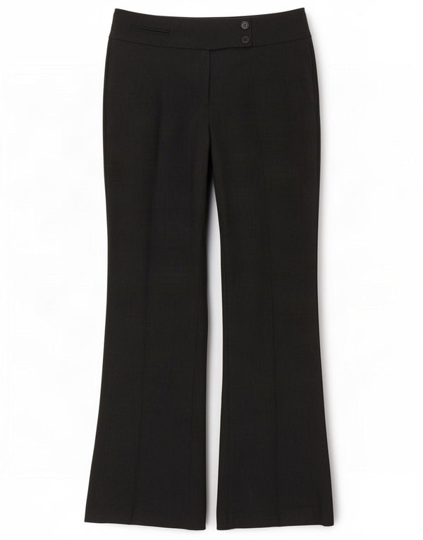 Marks & Spencer Damen Bootcut-Anzughose UK 12 Medium W32 L31 Grau
