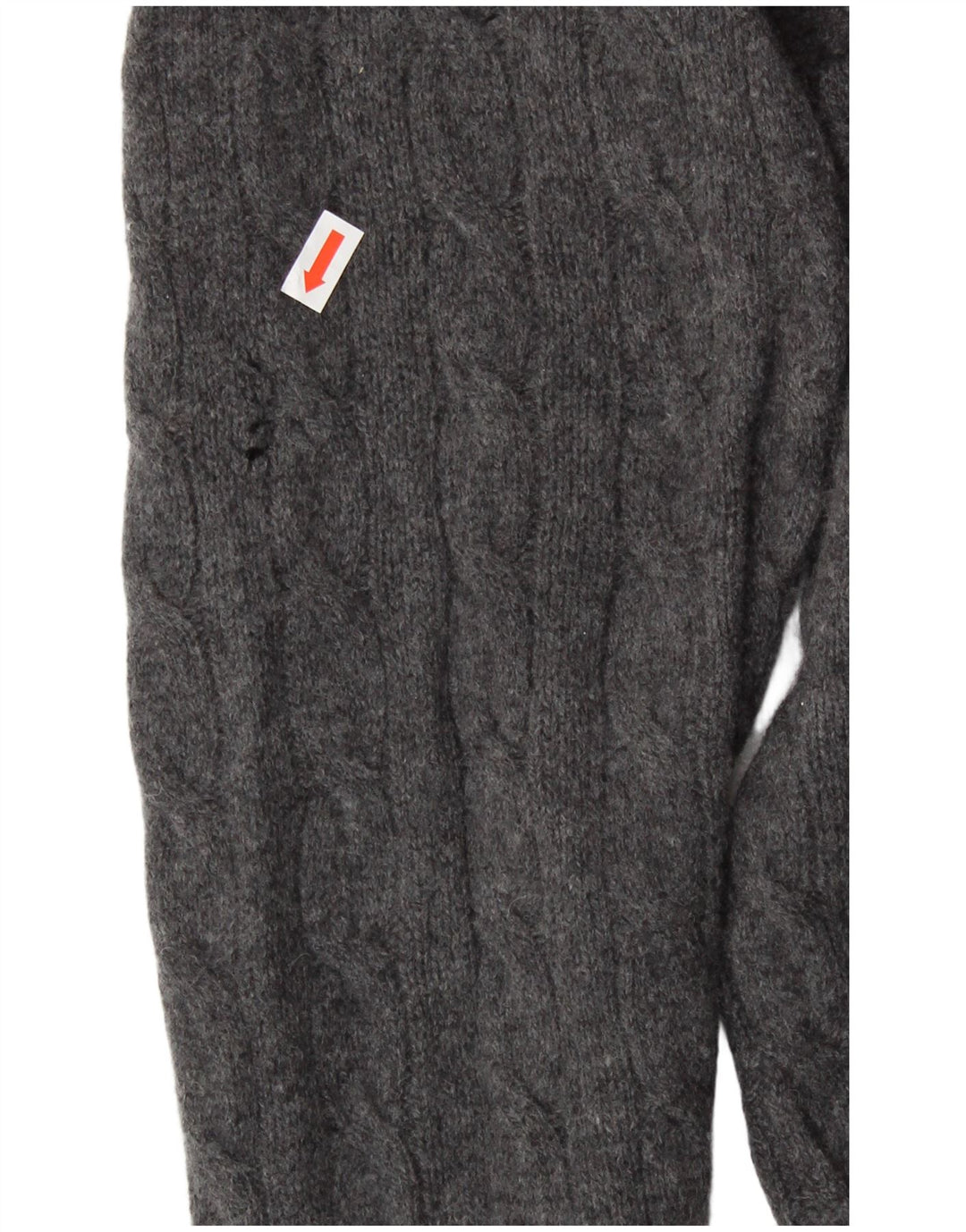 Polo Ralph Lauren Herren-Pullover mit Rundhalsausschnitt, XL, graue Wolle