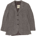Norton & Wilson Damen-Blazer mit 3 Knöpfen, UK 12, mittelgrau, Fischgrätenmuster