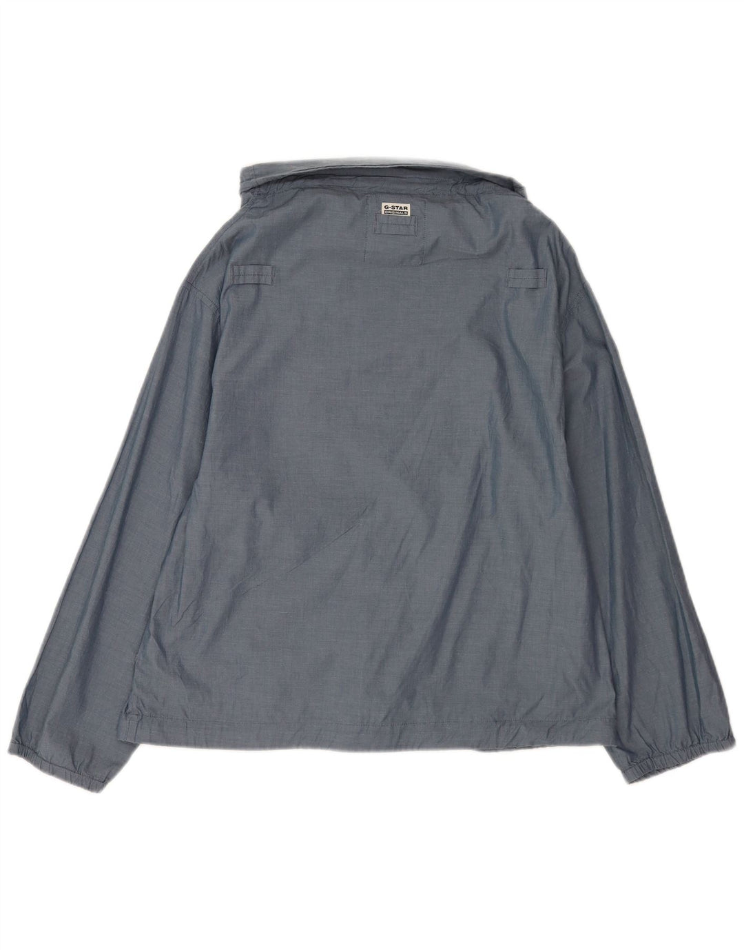 G-Star Damen Übergroße Langarm-Hemdbluse UK 10 Small Marineblau