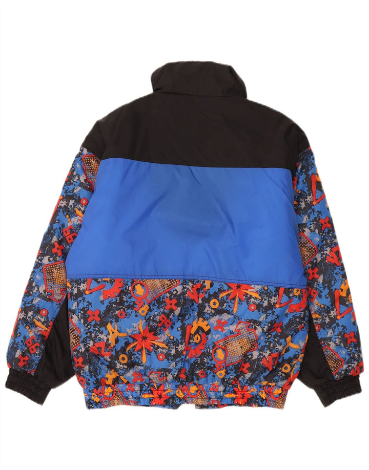 C&A Wattierte Jacke für Jungen mit Kapuze, 13–14 Jahre, mehrfarbiges Blumenmuster, Polyester