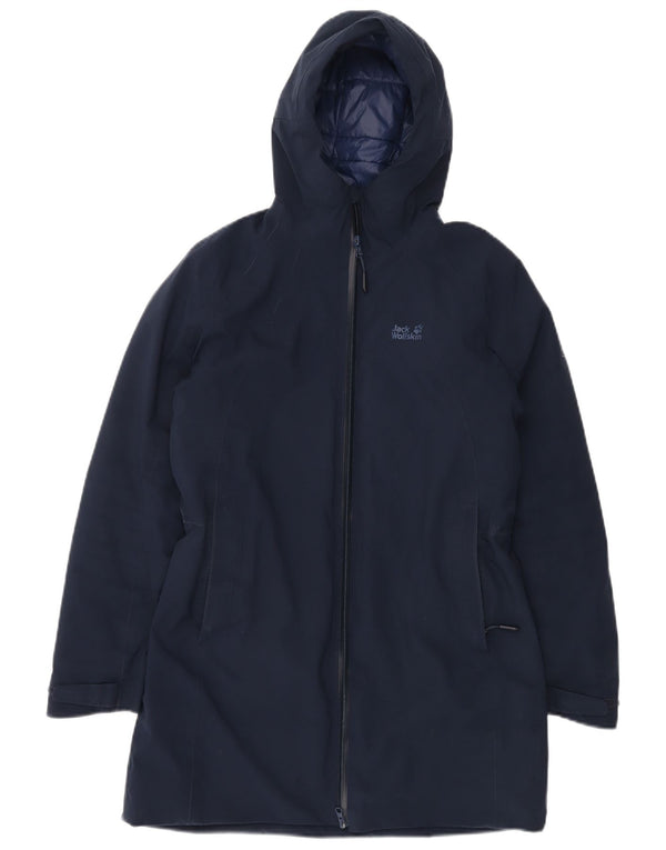 JACK WOLFSKIN Damen Übergroßer Windjacke mit Kapuze UK 6 XS Marineblau