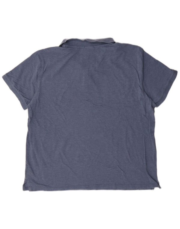 Gant Herren Regular Poloshirt 3XL Blau Baumwolle