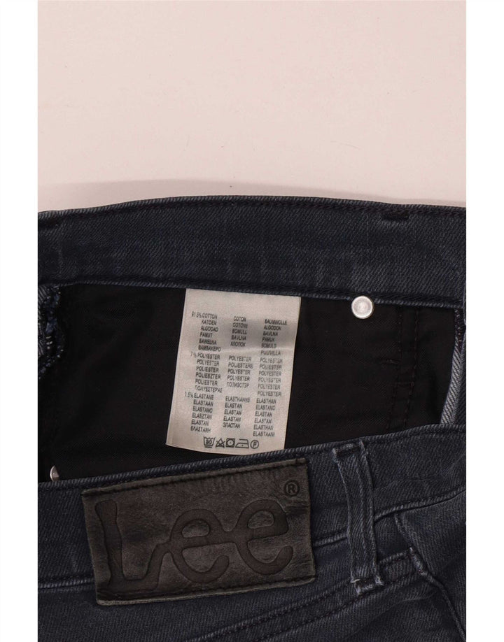Lee Damen Tapered Slim Jeans W31 L30 Blaue Baumwolle