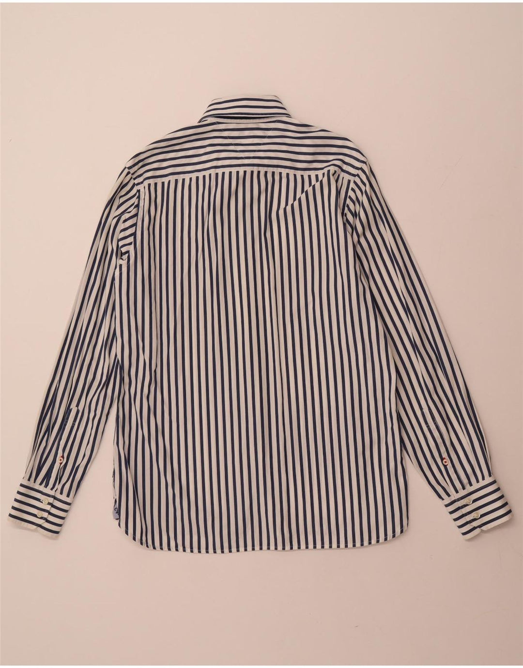 TOMMY HILFIGER Herrenhemd mittelweiß gestreift aus Baumwolle