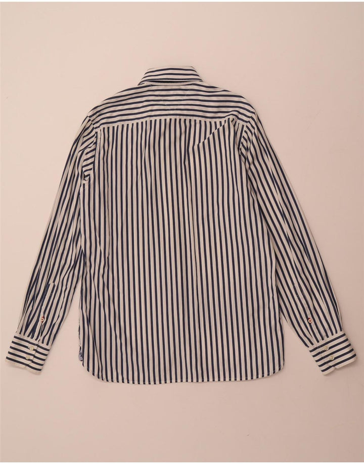 TOMMY HILFIGER Herrenhemd mittelweiß gestreift aus Baumwolle