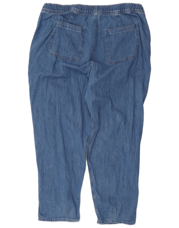 Gap Damen Loose Jeans 2XL W36 L28 Blaue Baumwolle