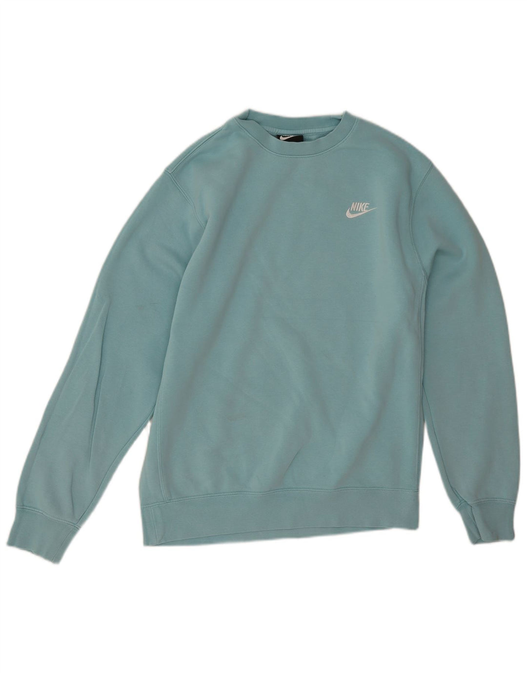 Nike Herren Sweatshirt Pullover Small Türkis Baumwolle