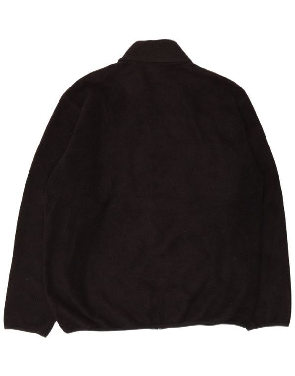 L.L.Bean Herren Fleecejacke UK 42 XL Schwarz Polyester