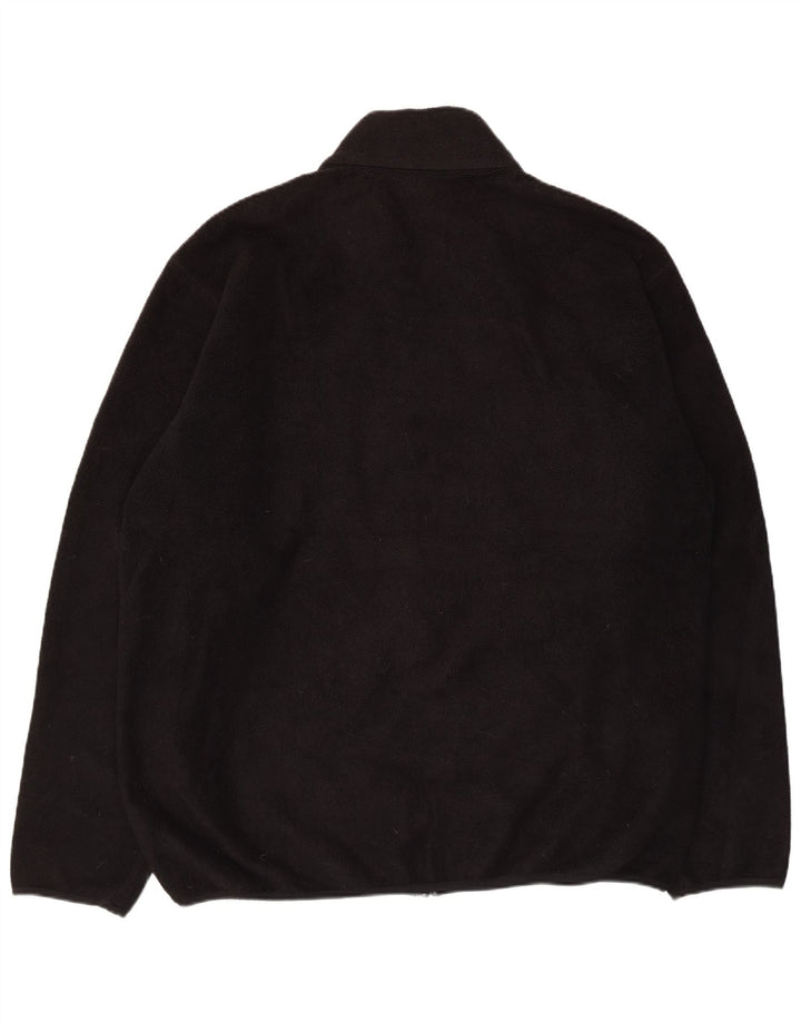 L.L.Bean Herren Fleecejacke UK 42 XL Schwarz Polyester