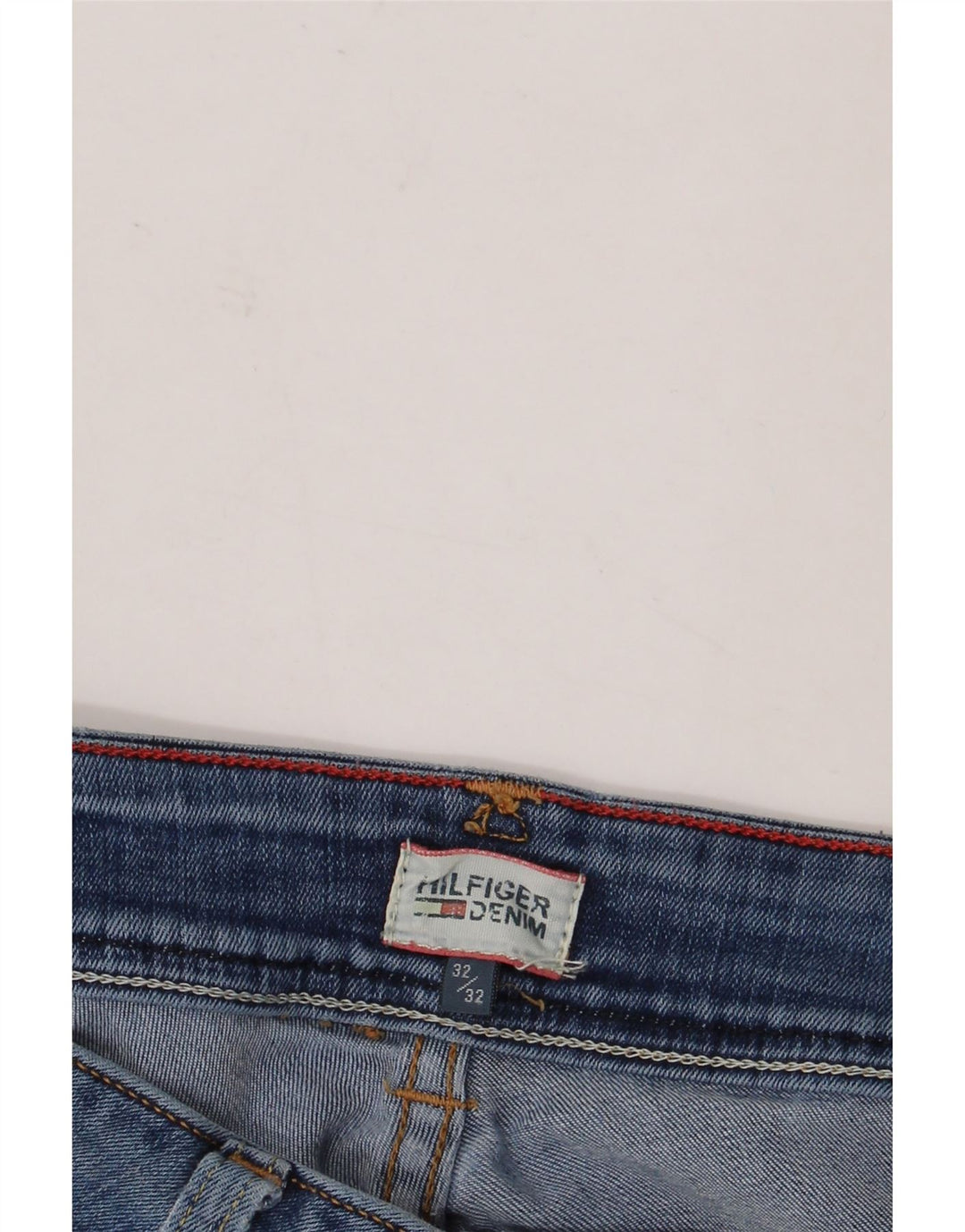 Tommy Hilfiger Damen Bootcut Jeans W32 L32 Blau