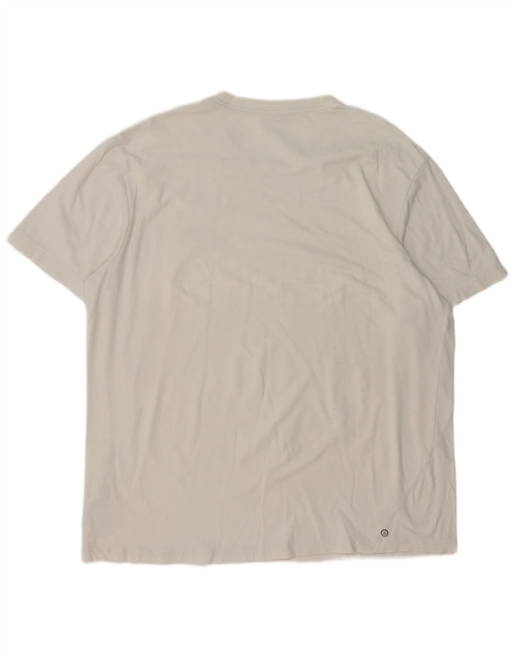 Adidas Herren T-Shirt Top 2XL Weiße Baumwolle