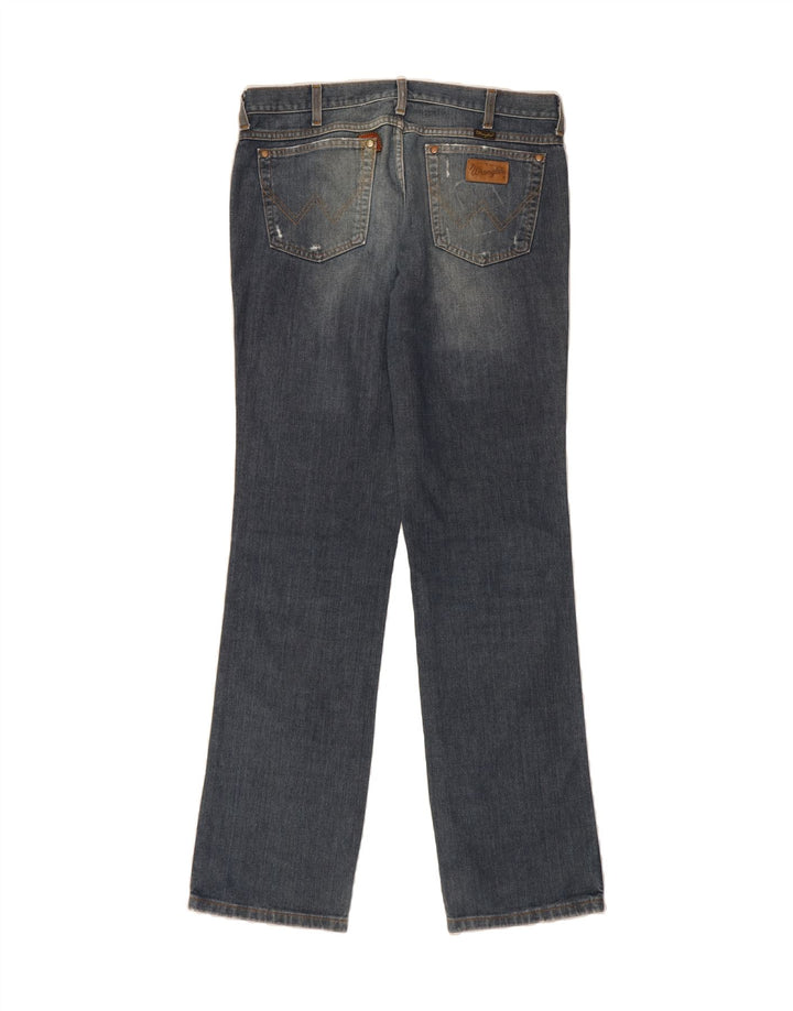 WRANGLER Herren Evolution Straight Jeans W36 L36 Blaue Baumwolle
