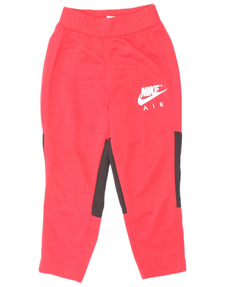 Nike Jungen-Trainingshose mit Grafik, 3–4 Jahre, rotes Farbblockdesign