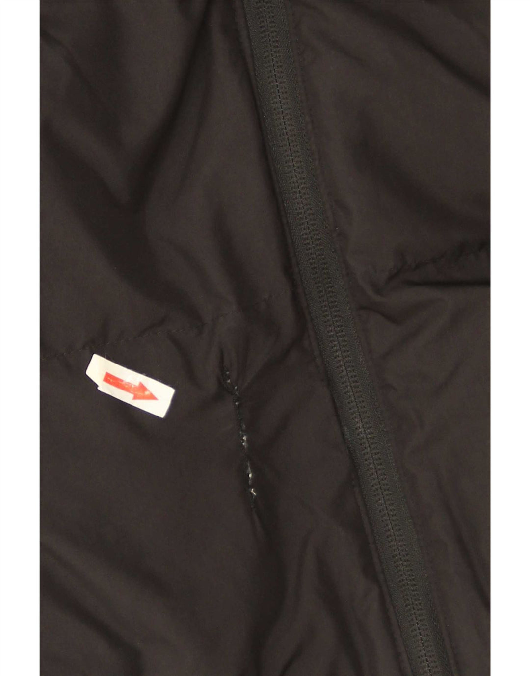 The North Face wattierte Jungenjacke mit Kapuze, 15–16 Jahre, 2XL, schwarzes Polyester