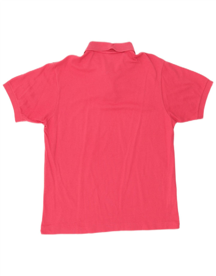 Lacoste Herren-Poloshirt, Größe 4, mittelrosa, Baumwolle
