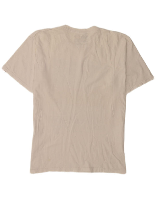 Vans Herren-T-Shirt mit klassischer Passform, Grafik, Größe L, aus weißer Baumwolle