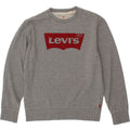 LEVI'S Womens Oversized Graphic Sweatshirt Jumper UK 10 Small Grey Cotton Vintage Levi's and Second-Hand Levi's from Messina Hembry 