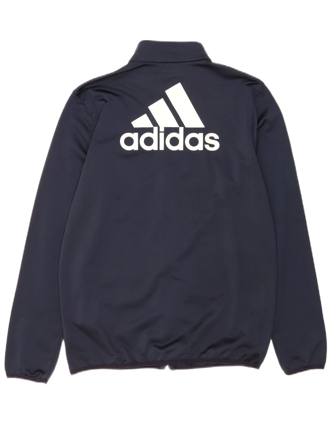 Adidas Jungen Grafik-Trainingsanzug-Top-Jacke, 15–16 Jahre, marineblaues Polyester