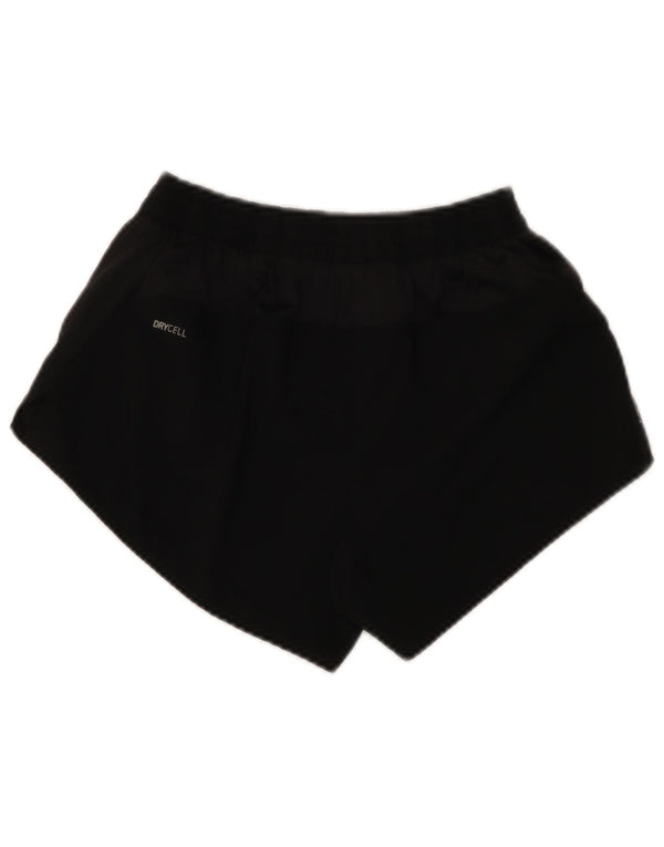 Puma Damen Sportshorts UK 10 Small Schwarz Polyester