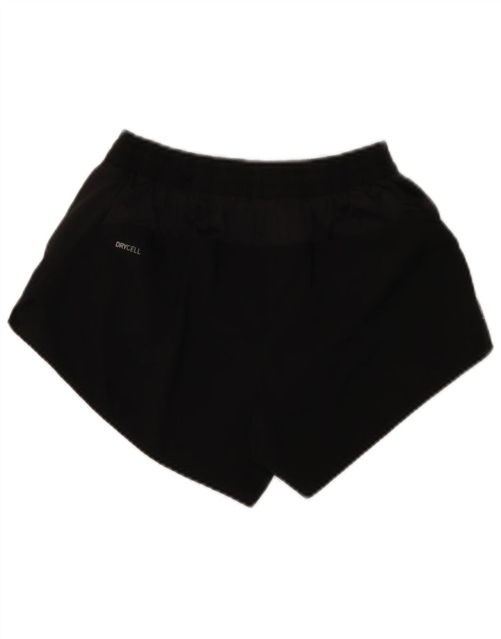 Puma Damen Sportshorts UK 10 Small Schwarz Polyester