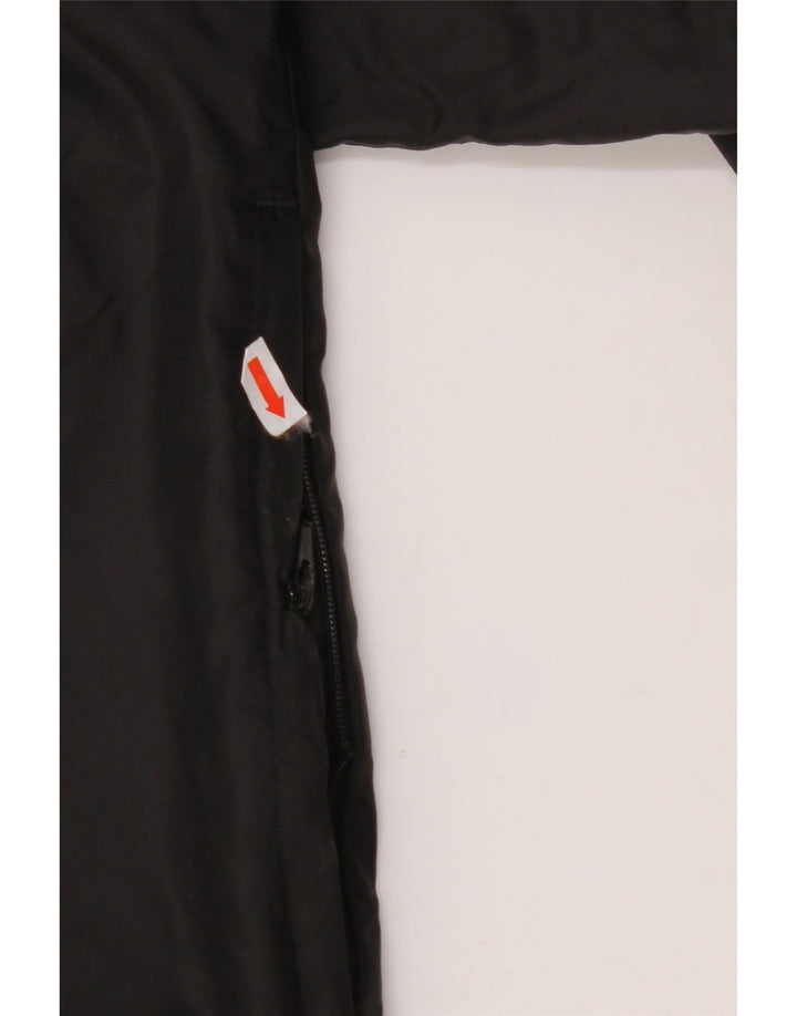 PUMA Herren-Regenjacke mit Kapuze, UK 44 2XL, schwarzes Nylon