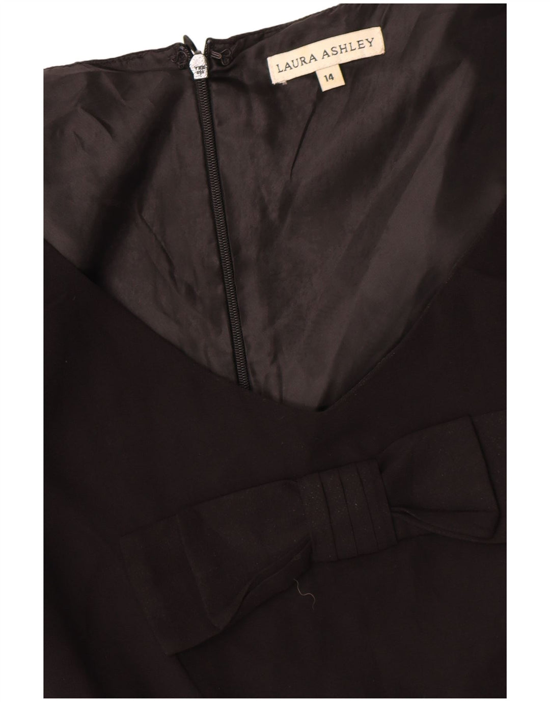 Laura Ashley Damen-Etuikleid, Gr. 44, Größe L, Schwarz, Colourblock-Polyester