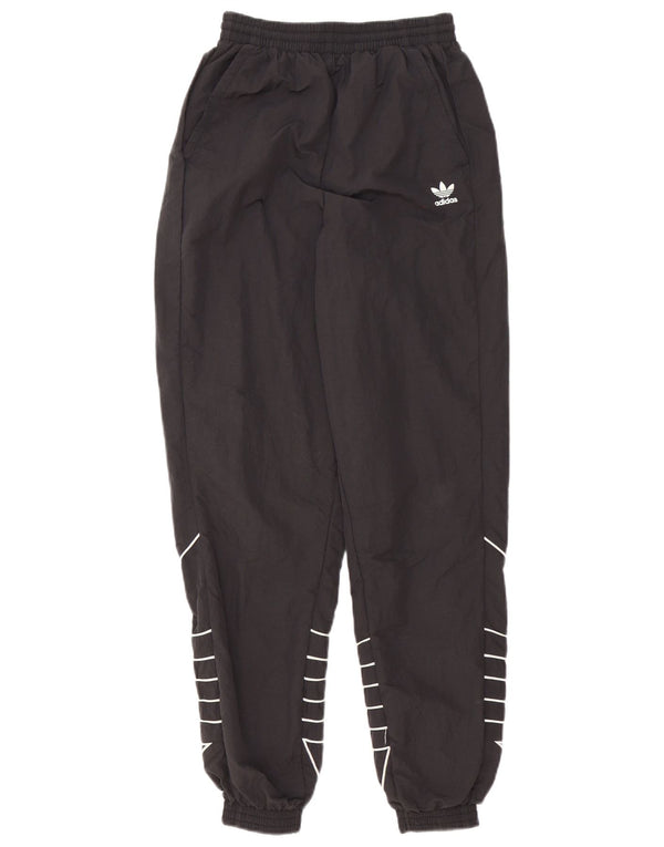 Adidas Damen-Trainingsanzug mit Grafik, Jogginghose, UK 6, Größe S, Schwarz, Polyester