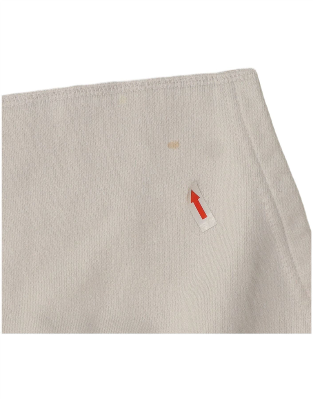ELLESSE Damen-Pullover mit übergroßem Kapuzenpullover, UK 16, Größe L, weiße Baumwolle
