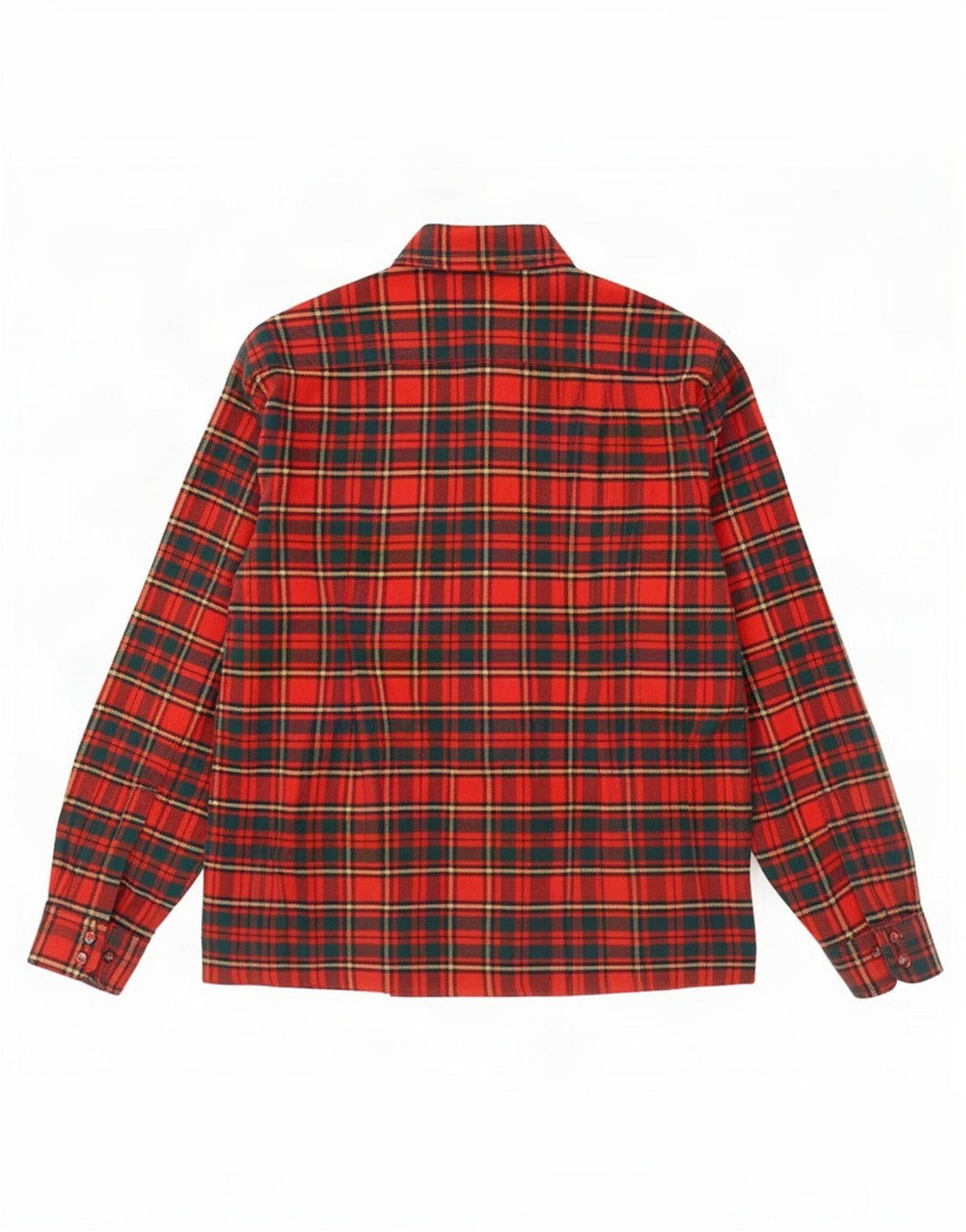 Vintage Herren Flanellhemd groß rot kariert