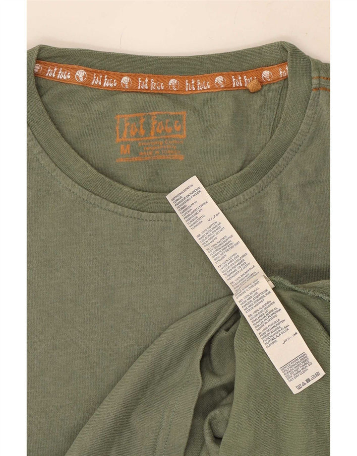 Fat Face Herren-T-Shirt mit Grafik, mittelgrüne Baumwolle